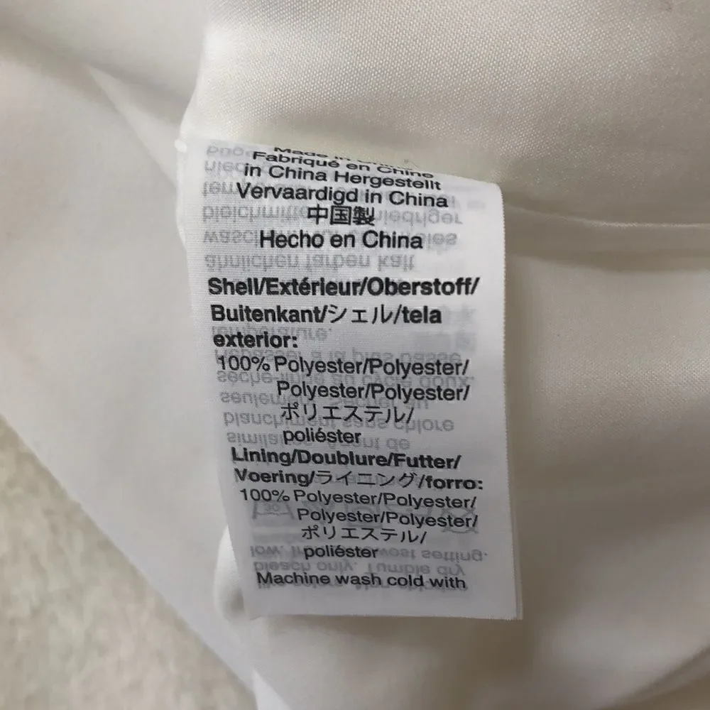J. Crew Scalloped-hem top with overlapped back